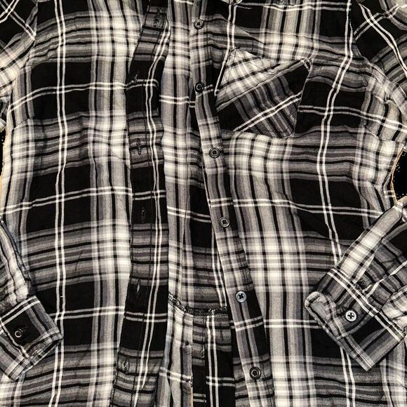 Eddie Bauer Button Up Flannel Small - Picture 7 of 10